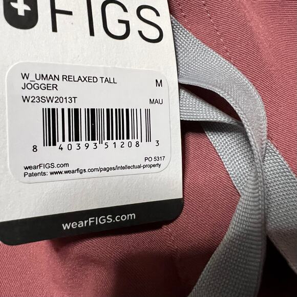 Figs Scrub Pants Womens Medium Tall Uman Relaxed Jogger Drawstring W23SW2013 - Picture 3 of 11